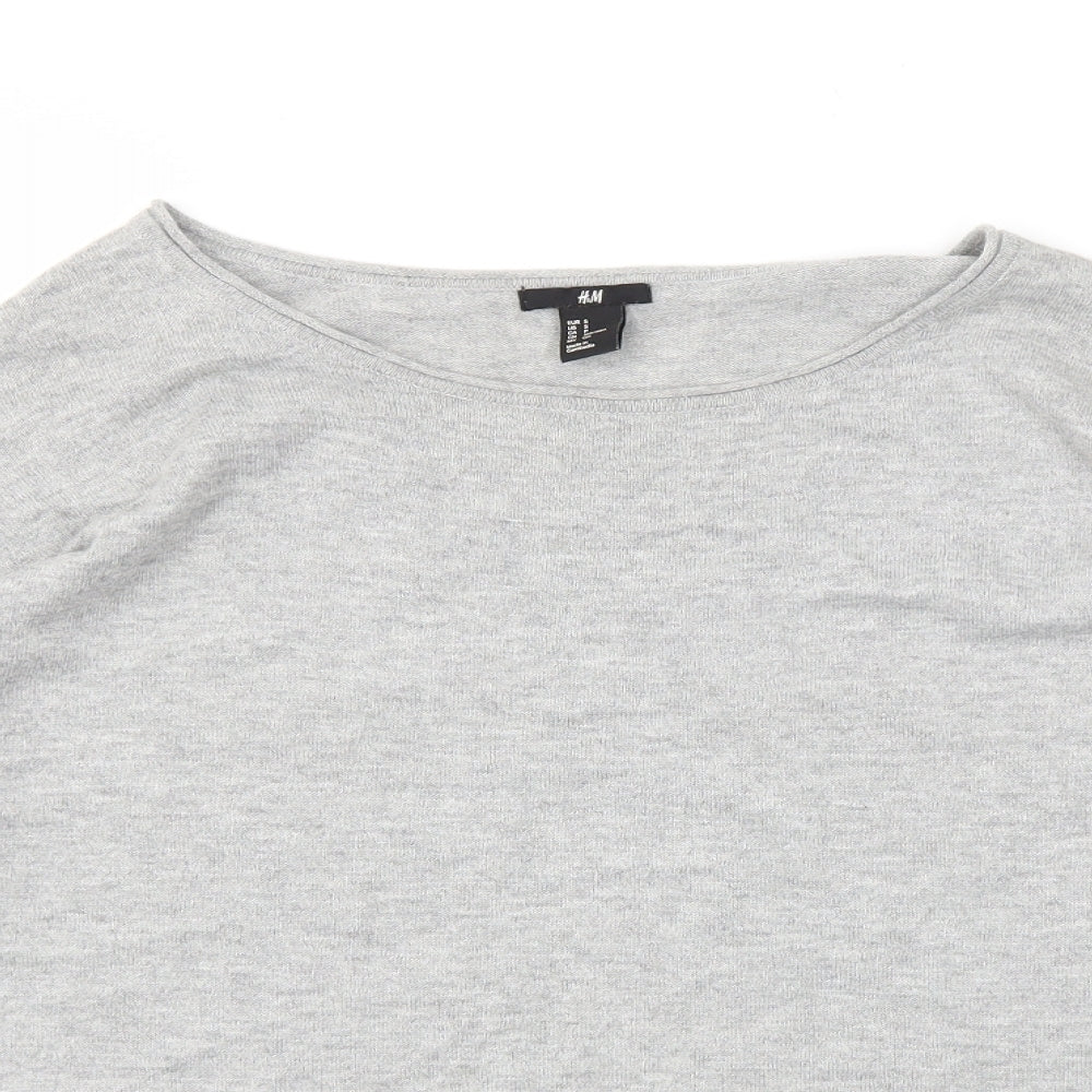 Womens UK Size S H&M Grey Pullover Jumper