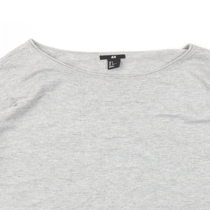 Womens UK Size S H&M Grey Pullover Jumper