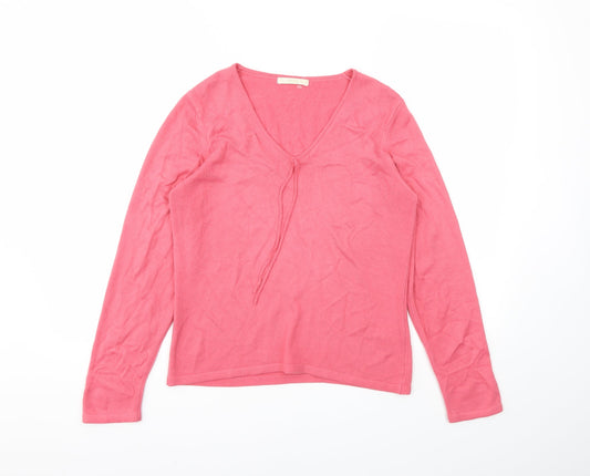 Womens UK Size 12 M&S Pink Pullover Jumper