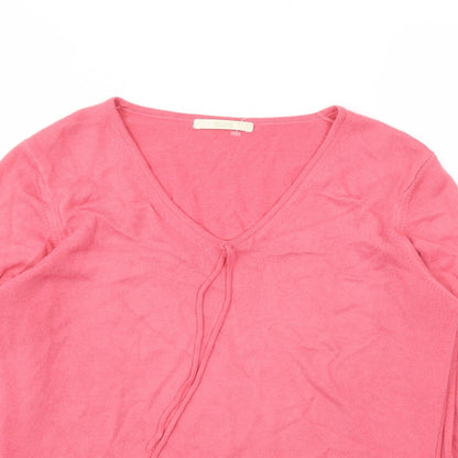 Womens UK Size 12 M&S Pink Pullover Jumper