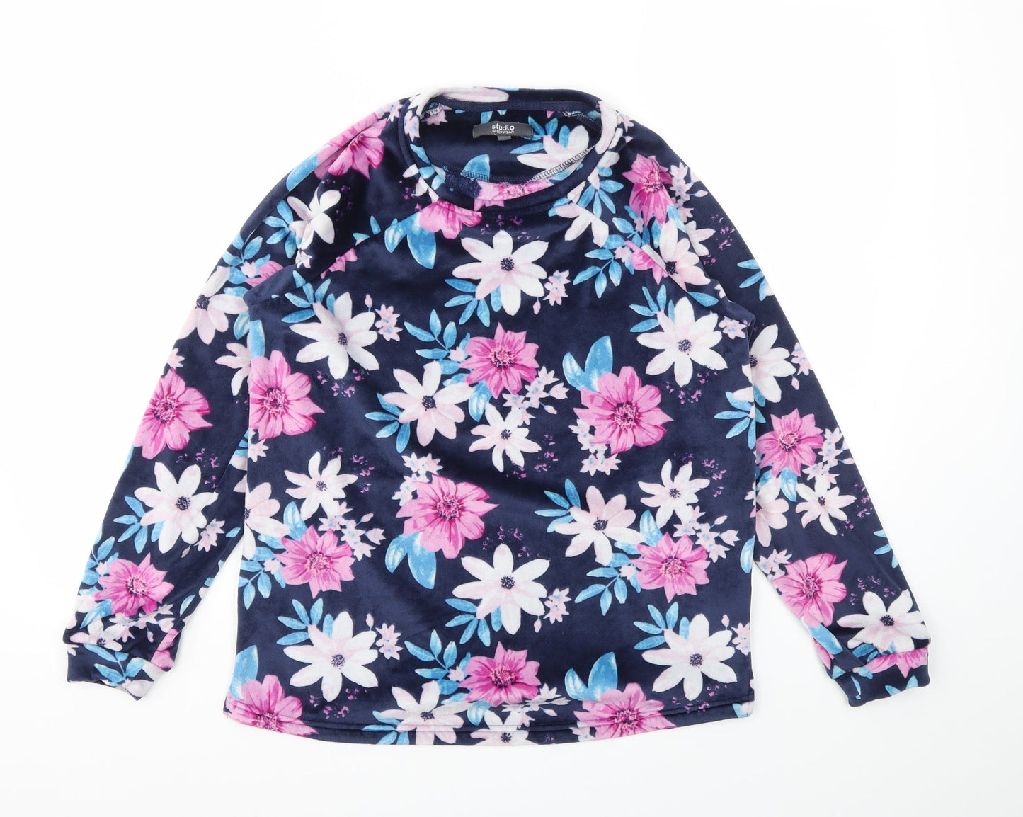 Studio Womens Multicoloured Floral  Top Pyjama Top Size 8