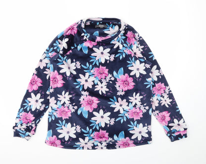 Studio Womens Multicoloured Floral  Top Pyjama Top Size 8