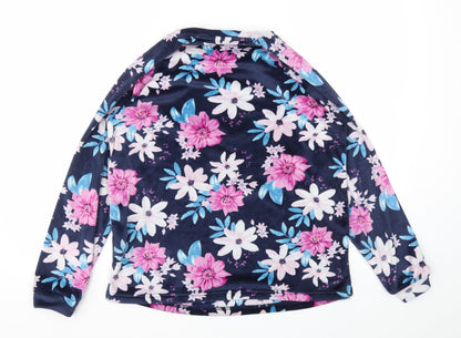 Studio Womens Multicoloured Floral  Top Pyjama Top Size 8