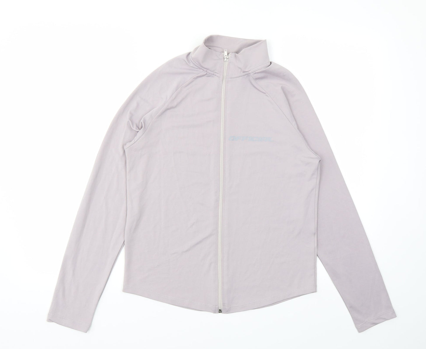 Boohoo Womens Purple   Basic T-Shirt Size 10