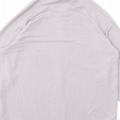 Boohoo Womens Purple   Basic T-Shirt Size 10