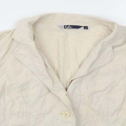 ISLE  Womens Beige   Jacket Blazer Size 16