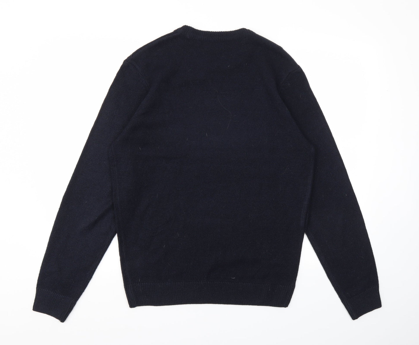 Mens UK Size M NEXT Blue Pullover Sweatshirt