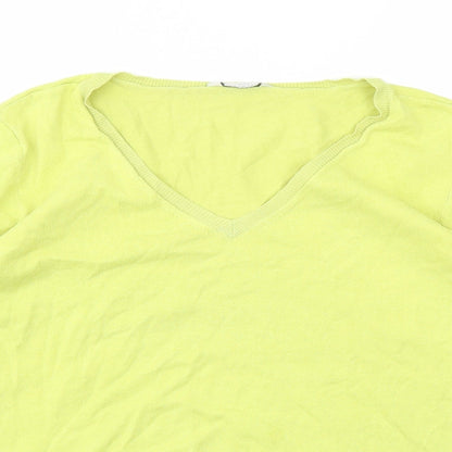 Womens UK Size 18 BHS Yellow Pullover Jumper