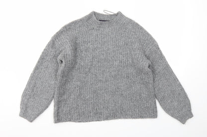 Womens UK Size S M&S Grey Pullover Jumper