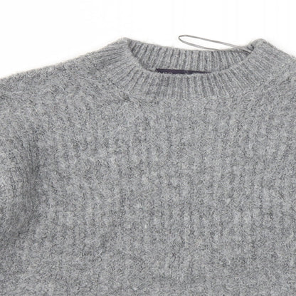Womens UK Size S M&S Grey Pullover Jumper