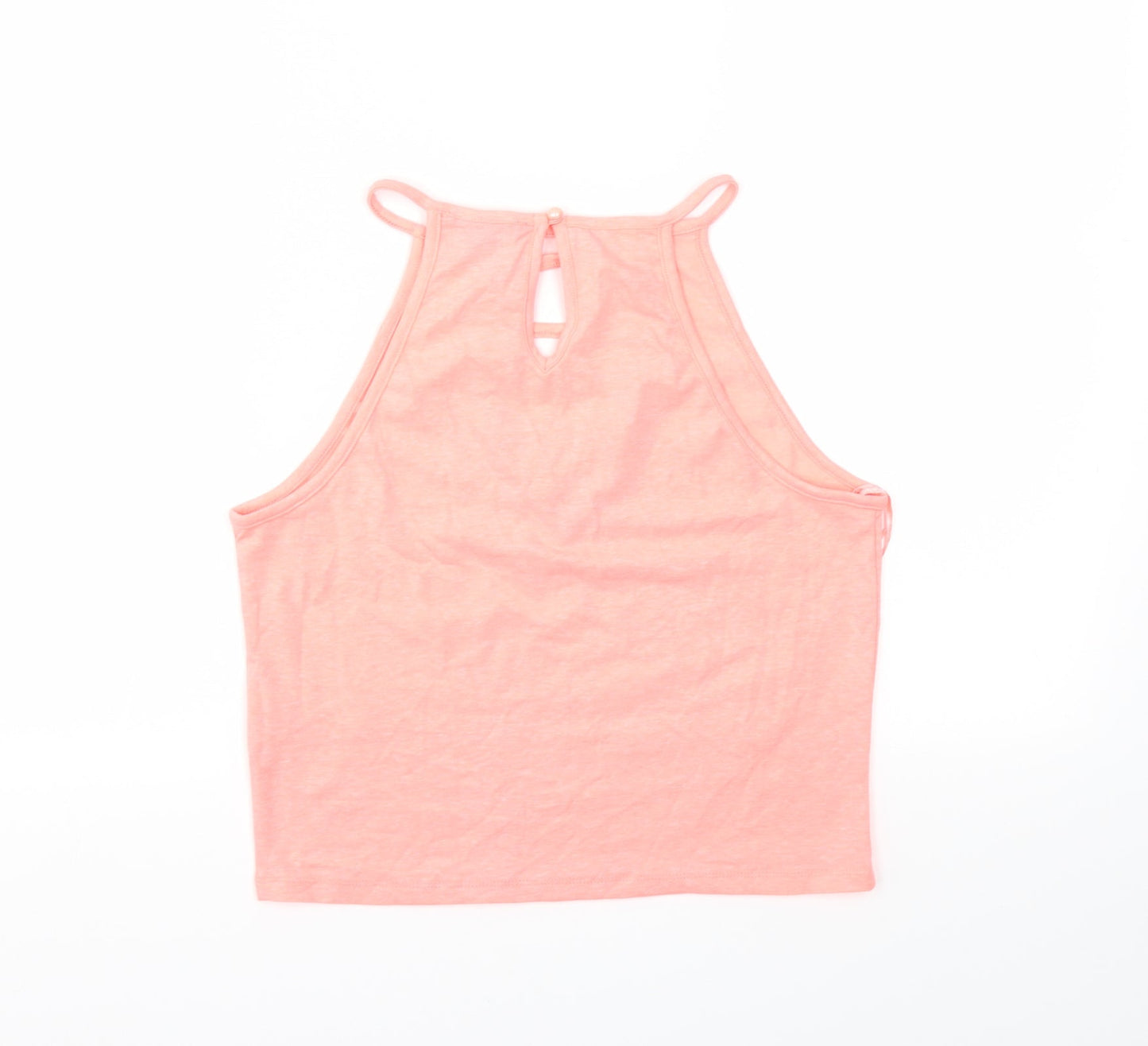 Womens UK Size 14 Select Pink Basic T-Shirt