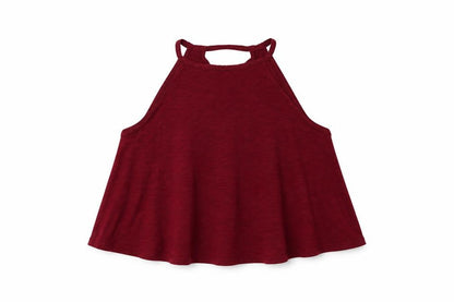 Womens UK Size M H&M Red Basic T-Shirt