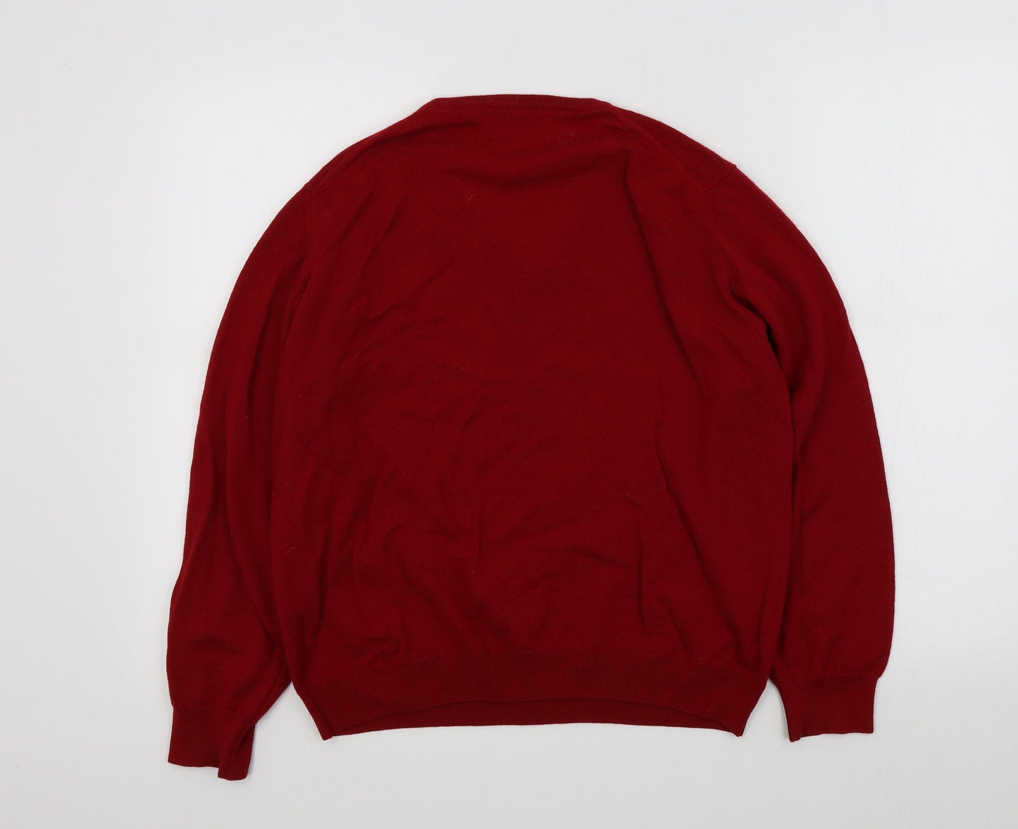 Womens UK Size 16 country collection Red Pullover Jumper