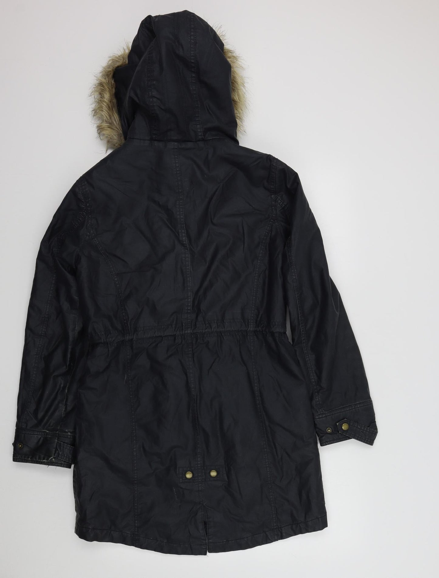 Womens UK Size 10 M&S Blue Overcoat