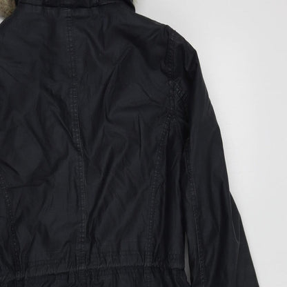 Womens UK Size 10 M&S Blue Overcoat