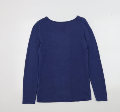 Womens UK Size M anna rose Blue Pullover Jumper