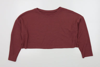 Womens UK Size XL Preworn Pink Pullover Jumper