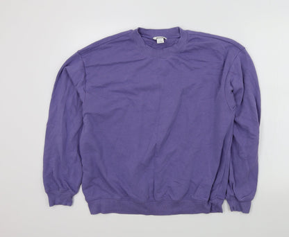 Womens UK Size S monkl Purple Pullover Jumper