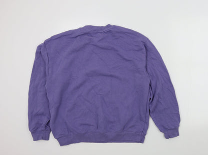 Womens UK Size S monkl Purple Pullover Jumper