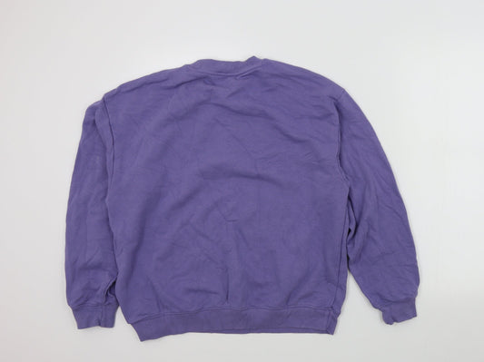 Womens UK Size S monkl Purple Pullover Jumper