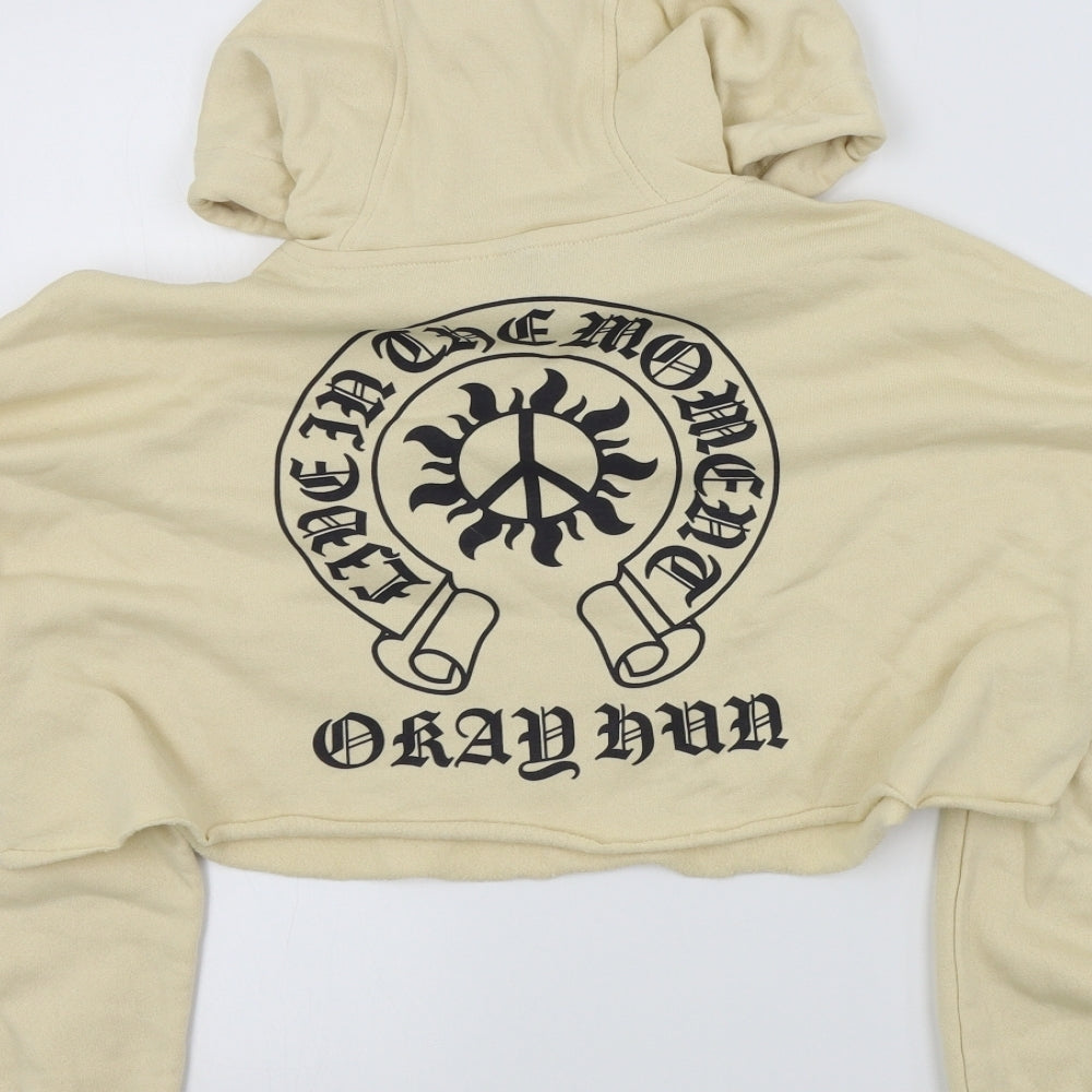 Womens UK Size XS H&M Beige Pullover Jumper