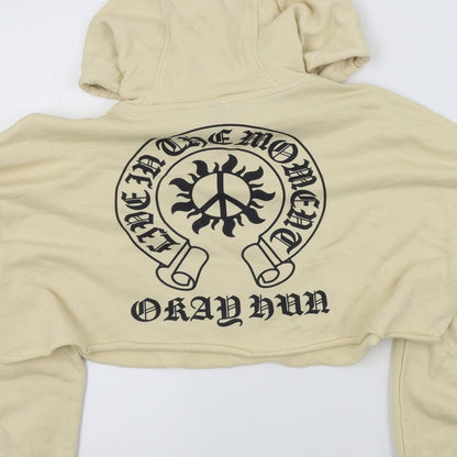Womens UK Size XS H&M Beige Pullover Jumper