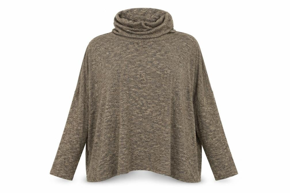 Womens UK Size 12 New Look Brown Pullover Jumper