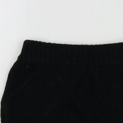 YD Girls Black   A-Line Skirt Size 7-8 Years