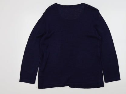 Primark Womens Blue   Pullover Jumper Size M