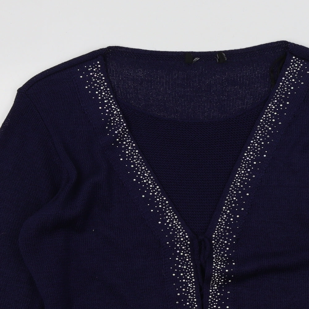 Primark Womens Blue   Pullover Jumper Size M