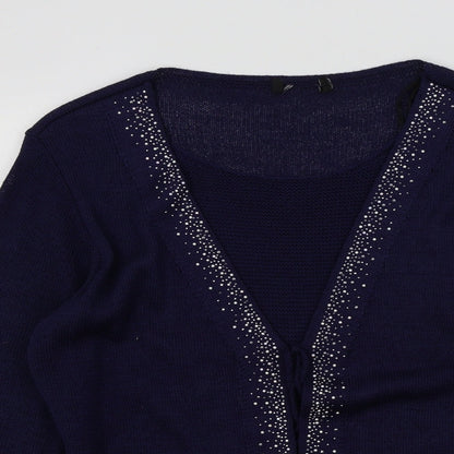 Primark Womens Blue   Pullover Jumper Size M