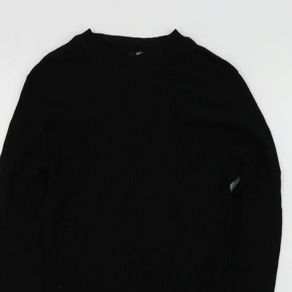 H&M Womens Black   Pullover Jumper Size M