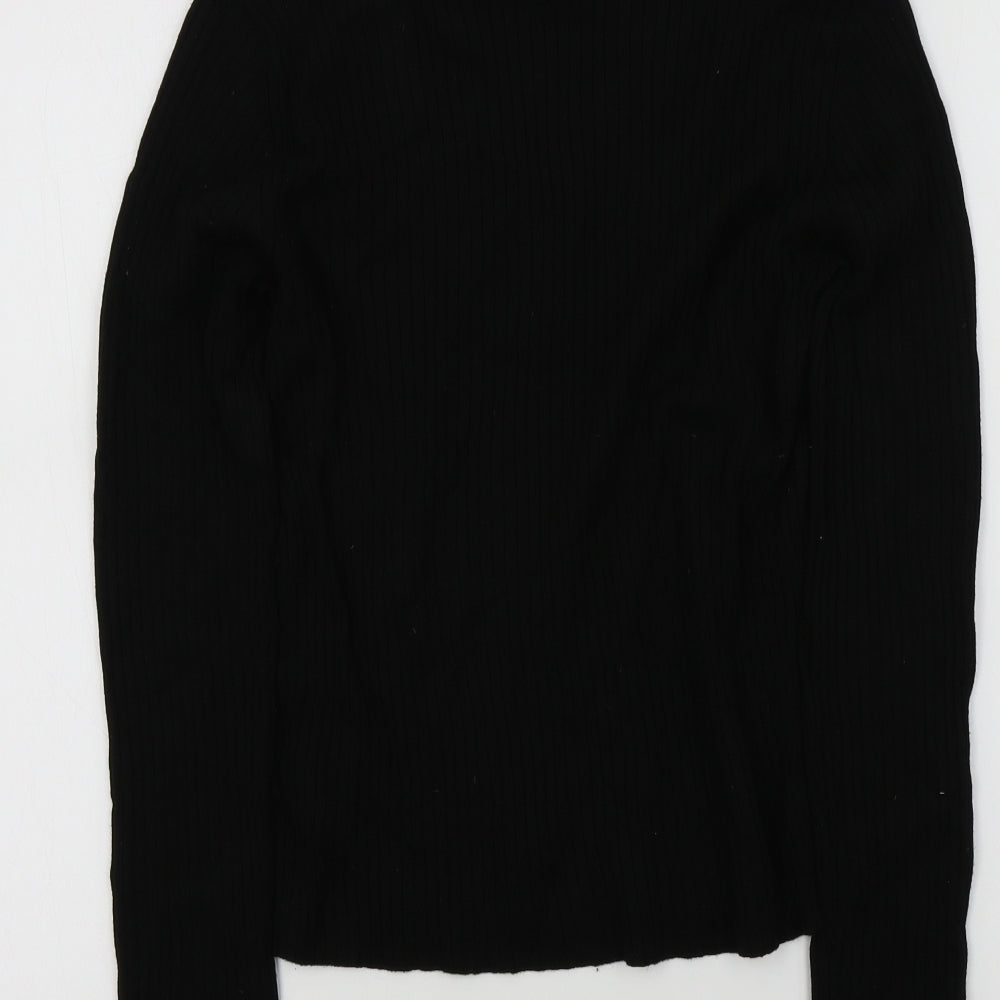 H&M Womens Black   Pullover Jumper Size M