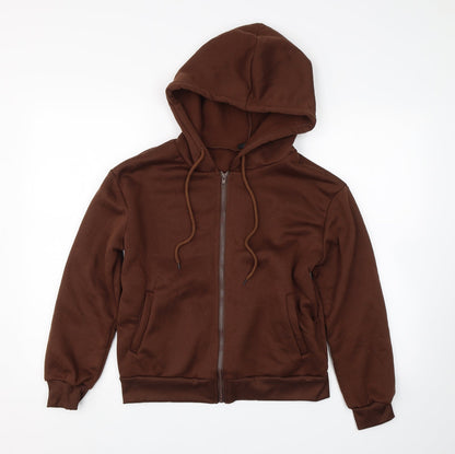 Shien Womens Brown   Full Zip Hoodie Size S