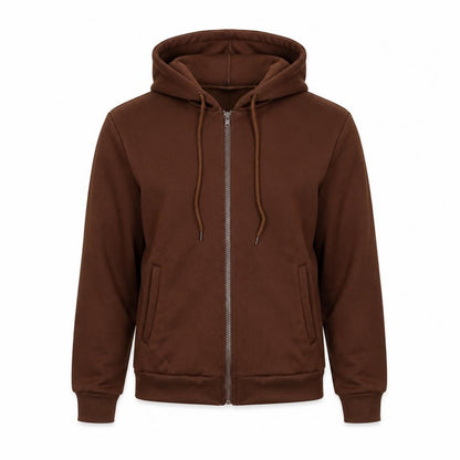 SHEIN Shien Womens Brown   Full Zip Hoodie Size S