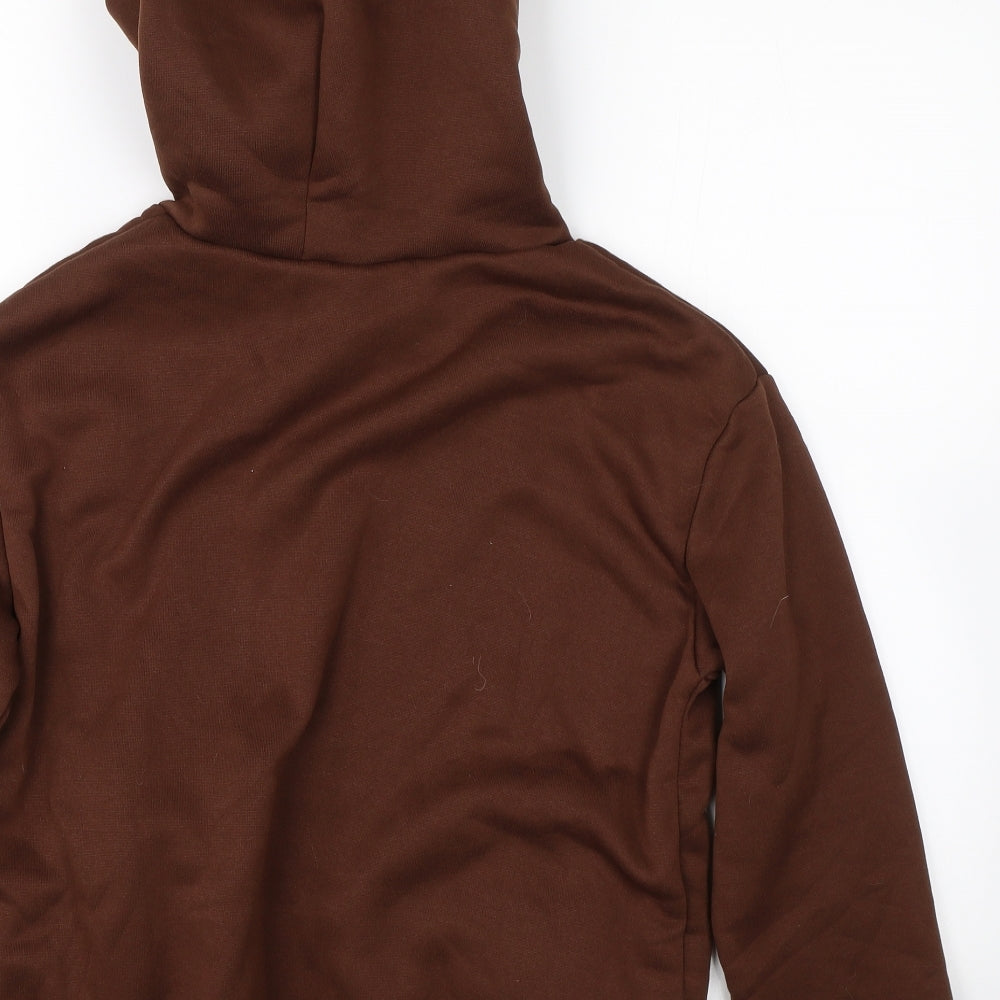 Shien Womens Brown   Full Zip Hoodie Size S