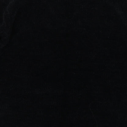 HANNAH Womens Black Floral  Pullover Jumper Size M