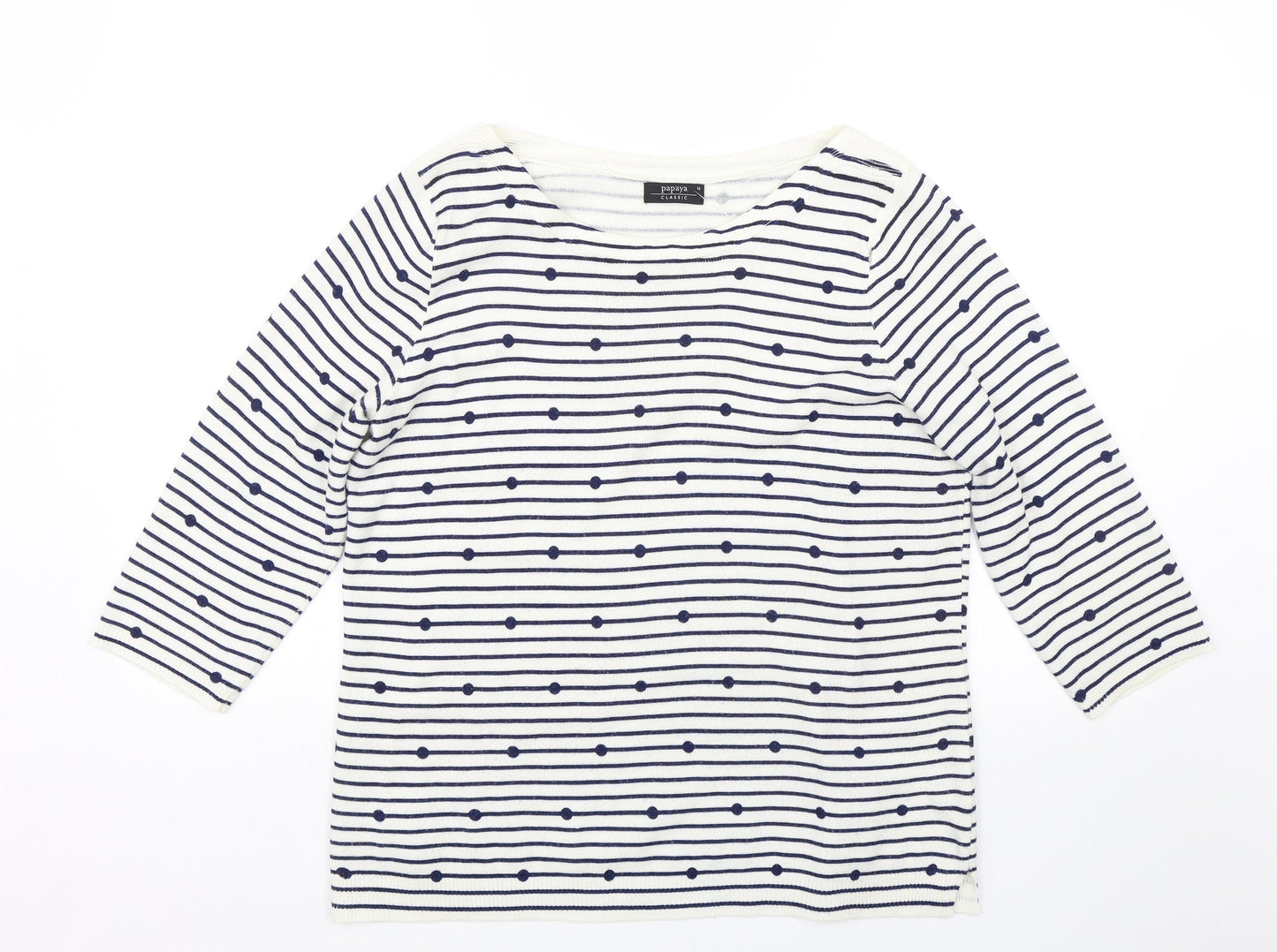 Womens UK Size 16 Matalan Blue Pullover Jumper