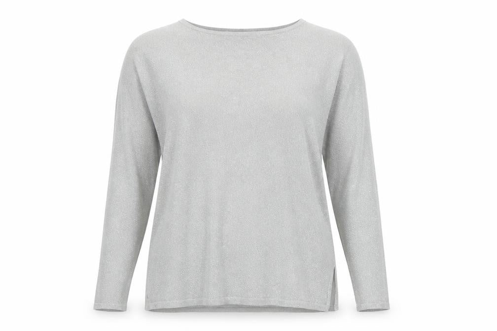 Cordelia Womens Silver   Pullover Jumper Size M