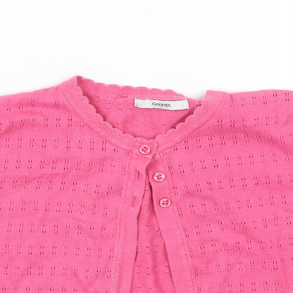 George Girls Pink   Cape Jumper Size 11-12 Years