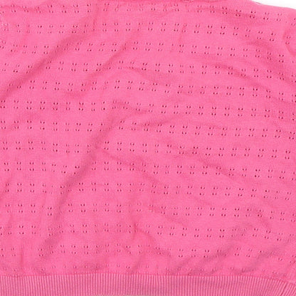 George Girls Pink   Cape Jumper Size 11-12 Years