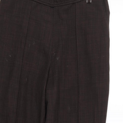 Womens UK Size 12 M&S Regular Fit  Brown Trousers