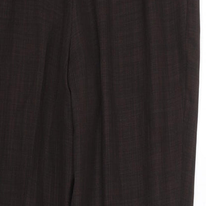 Womens UK Size 12 M&S Regular Fit  Brown Trousers
