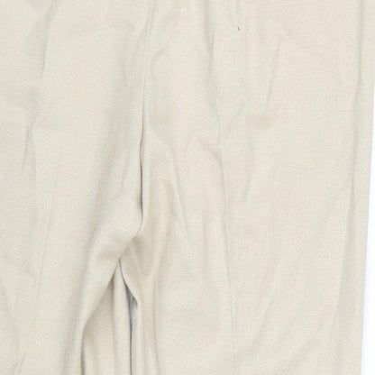 EWM Womens Beige   Capri Trousers Size 12 L24.5 in