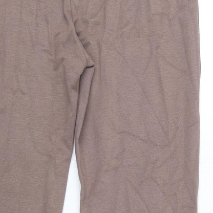 Damart Womens Brown   Sweatpants Trousers Size 12 L25 in