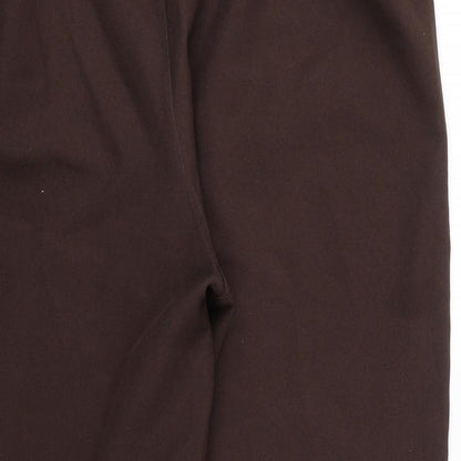BM Womens Brown   Trousers  Size 16 L25 in