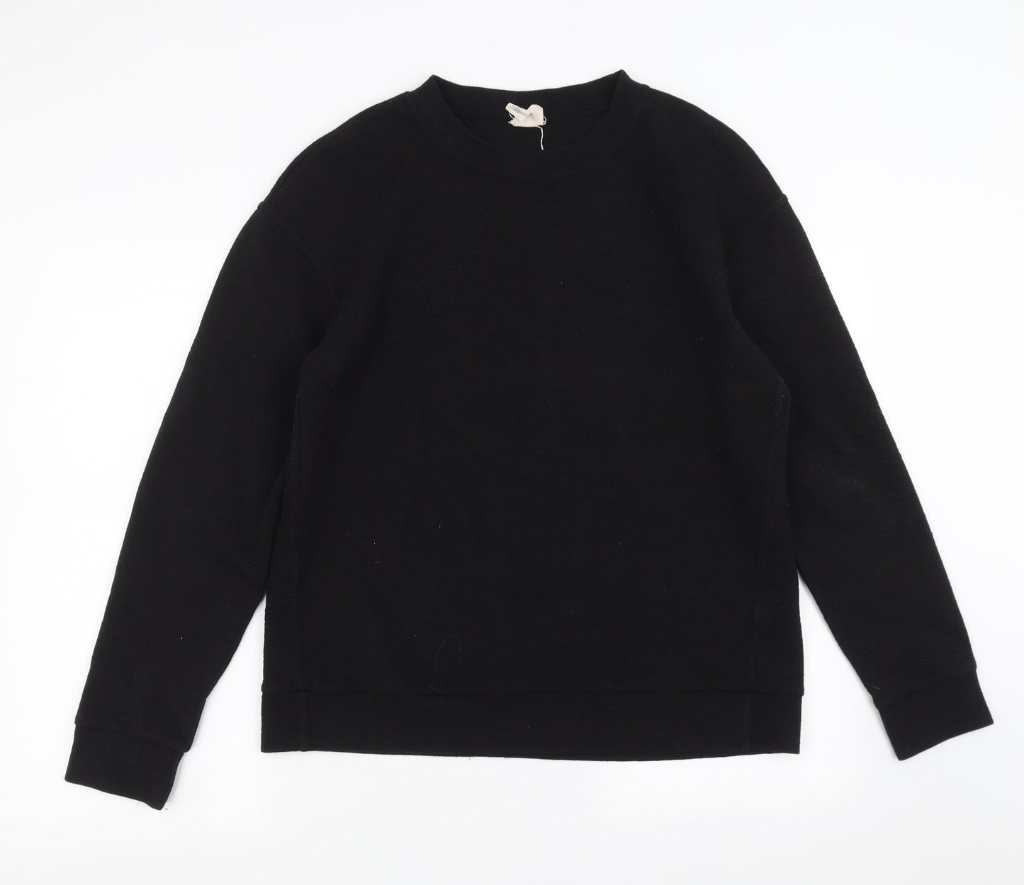H&M Womens Black   Pullover Sweatshirt Size M