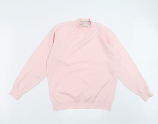Brettles Womens Pink  Knit Pullover Jumper Size S