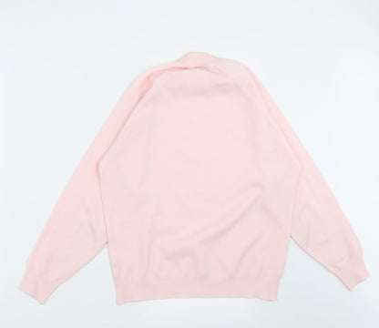 Brettles Womens Pink  Knit Pullover Jumper Size S