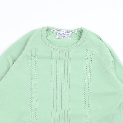 Gilwear Womens Green  Knit Pullover Jumper Size S